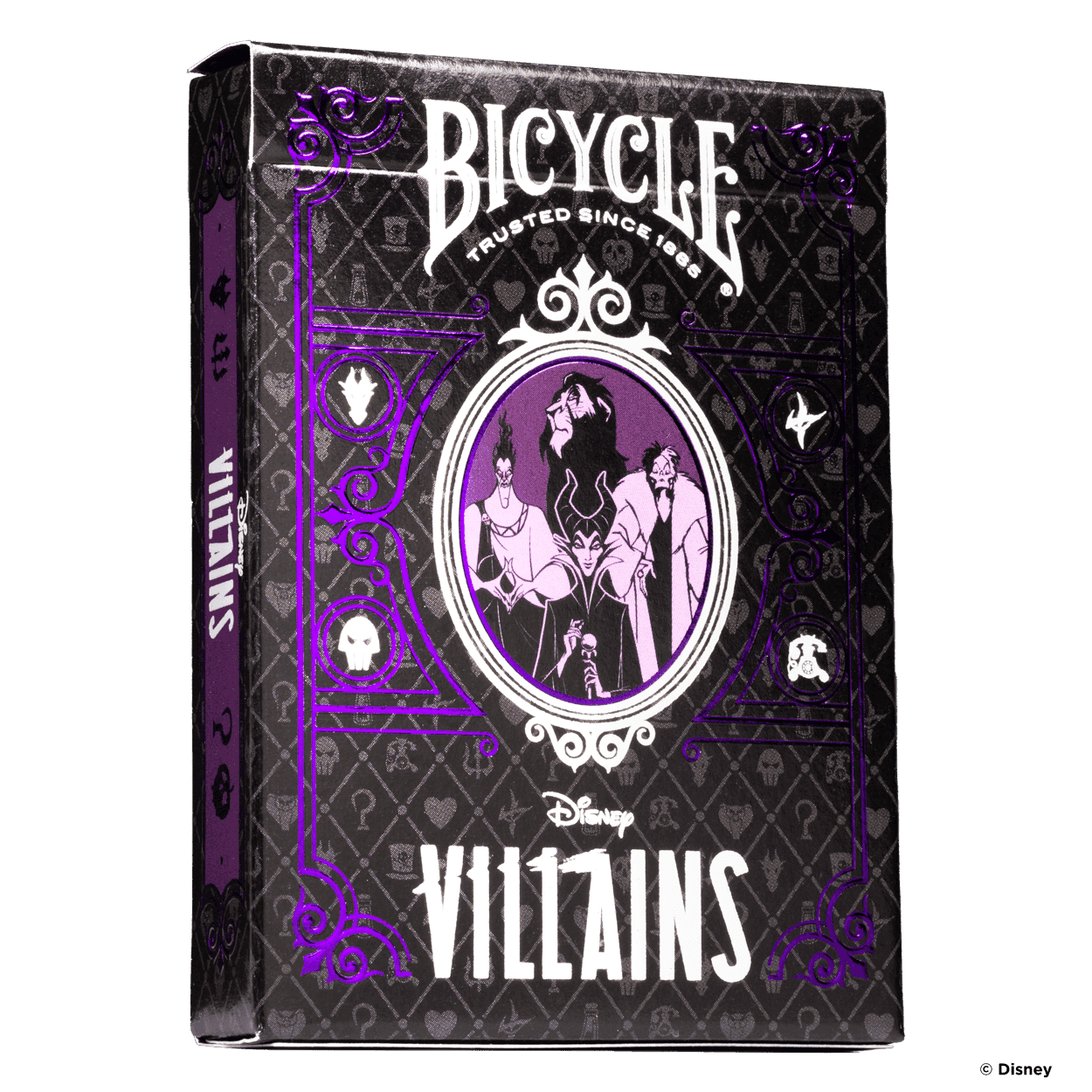 Disney Villains Inspired Playing Cards by Bicycle- Purple - 