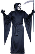 Grim Reaper Black Robe Plus Size Adult Costume XXL