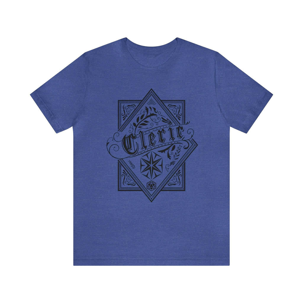 Cleric Class Shirt - Heather True Royal / S