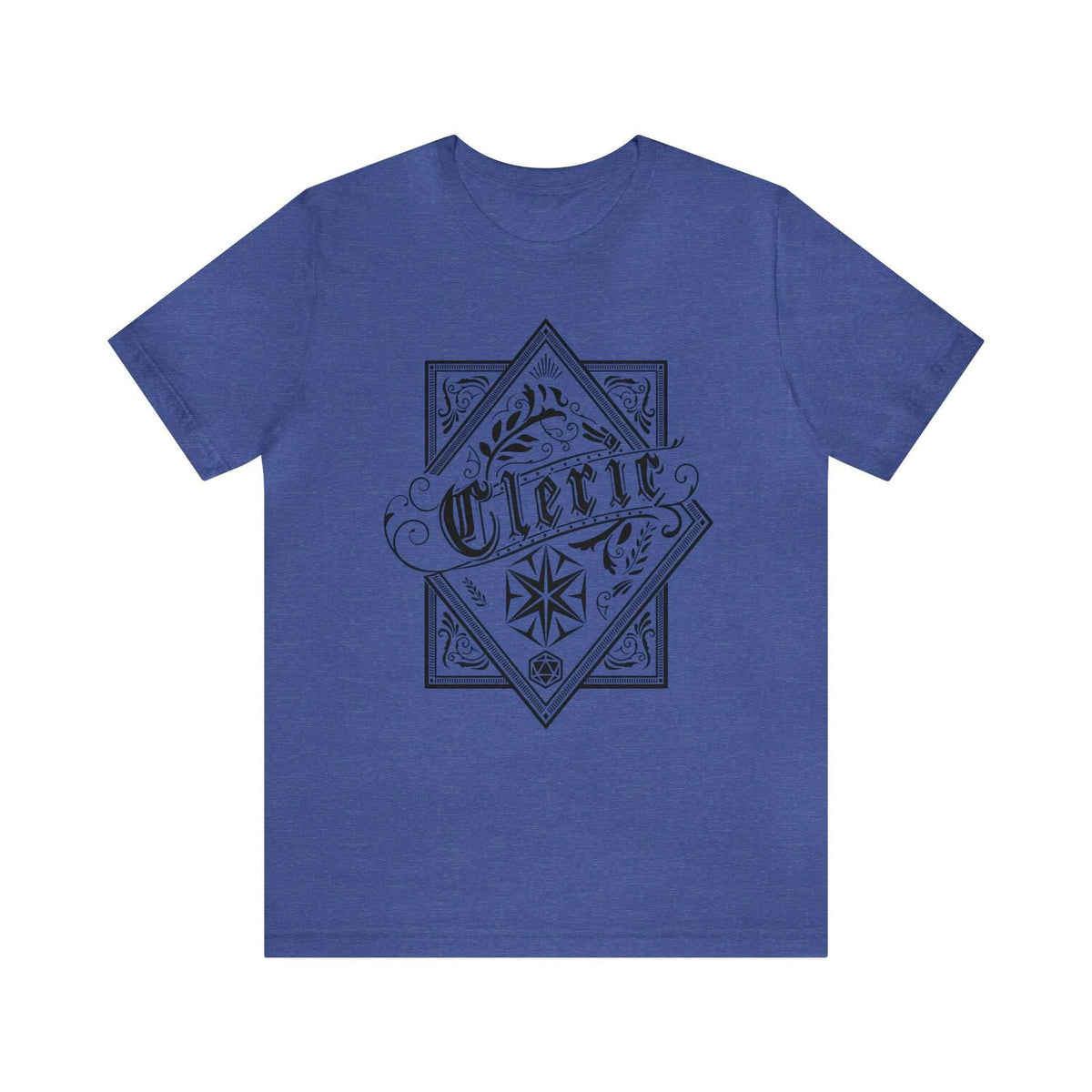 Cleric Class Shirt - Heather True Royal / S