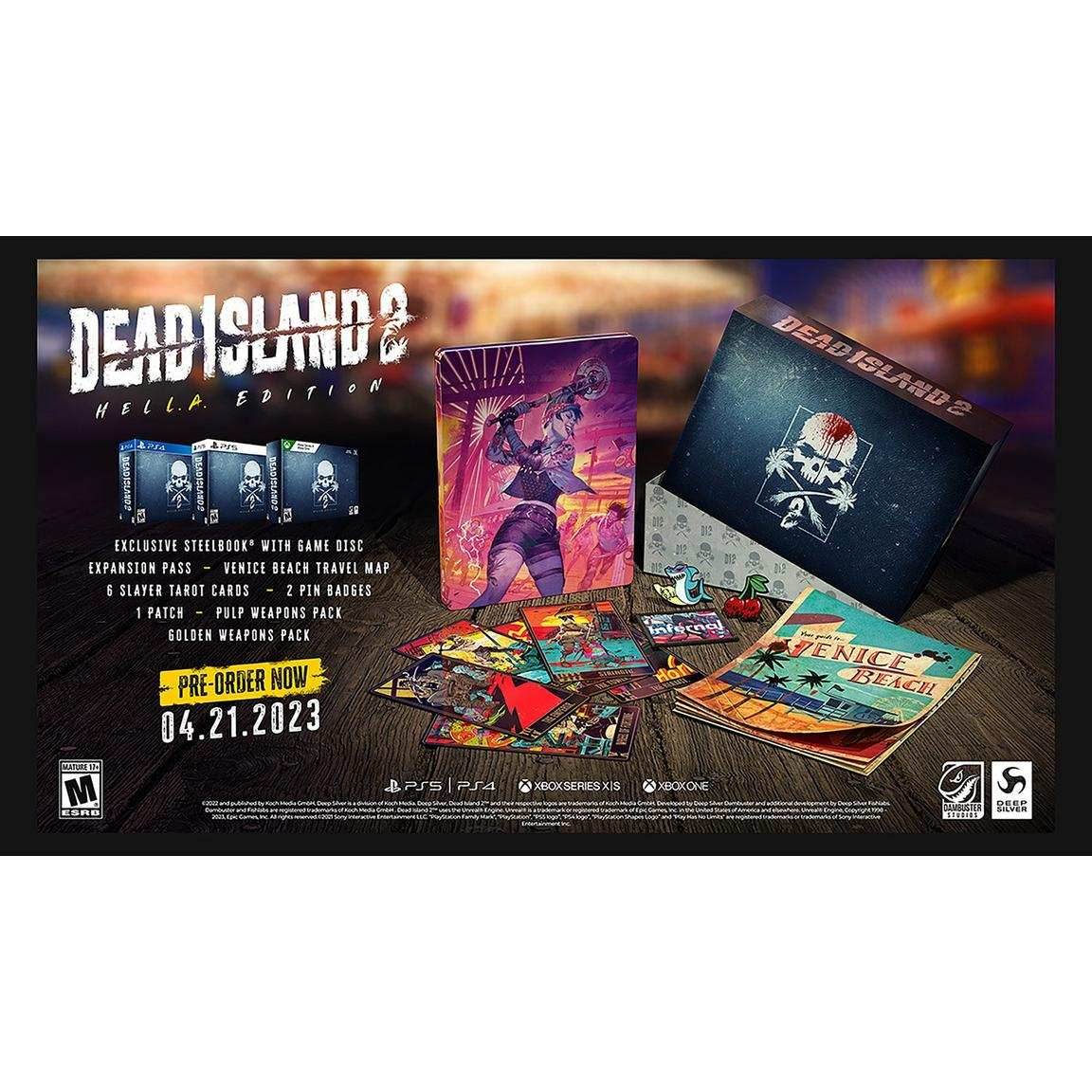 Dead Island 2 HELL-A- Edition (Playstation 5) - Game w/ Steelbook Only