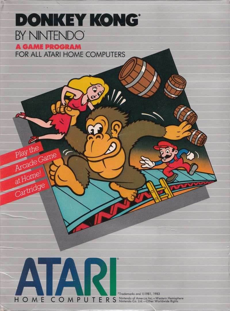 Donkey Kong Junior (Atari 800) - Game Manual Only