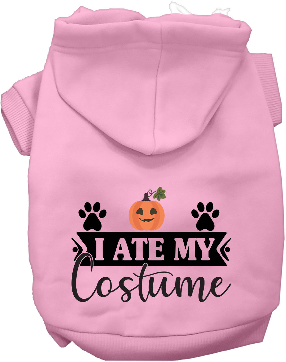 I Ate My Costume Halloween Pet Hoodie