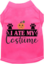 I Ate My Costume Pet Shirt