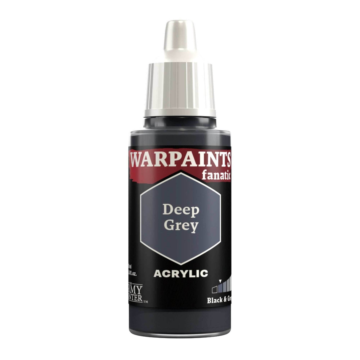 Army Painter Warpaints Fanatic: Deep Grey 18ml - 