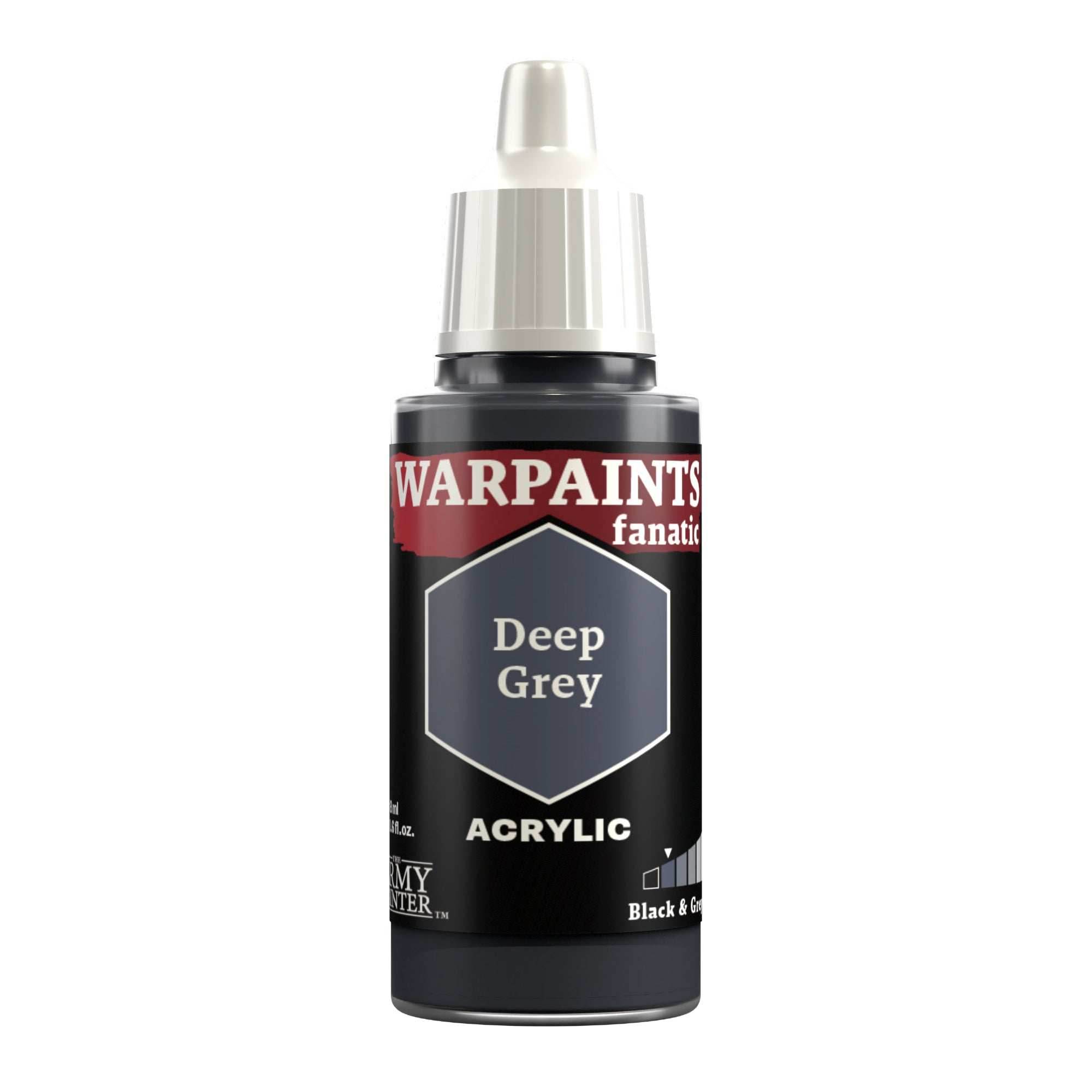 Army Painter Warpaints Fanatic: Deep Grey 18ml - 