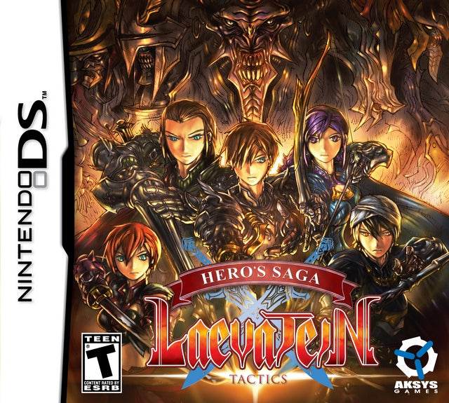 Hero's Saga Laevatein Tactics (Nintendo DS) - Game Manual Only
