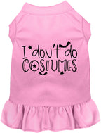 I Don't Do Costumes Halloween Pet Dress