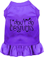 I Don't Do Costumes Halloween Pet Dress