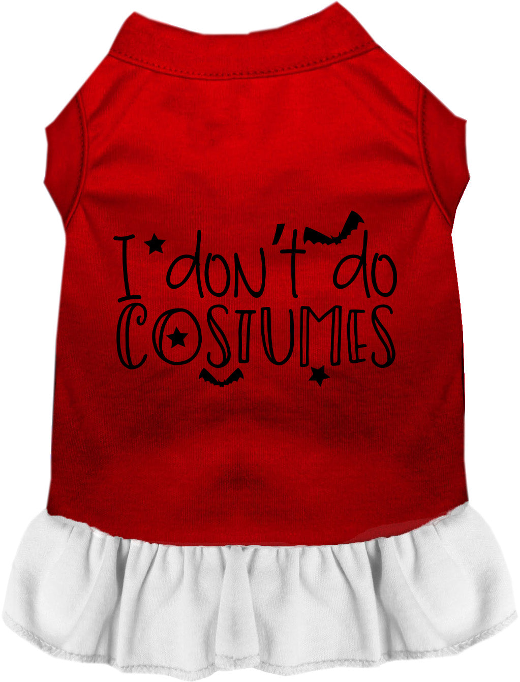 I Don't Do Costumes Halloween Pet Dress