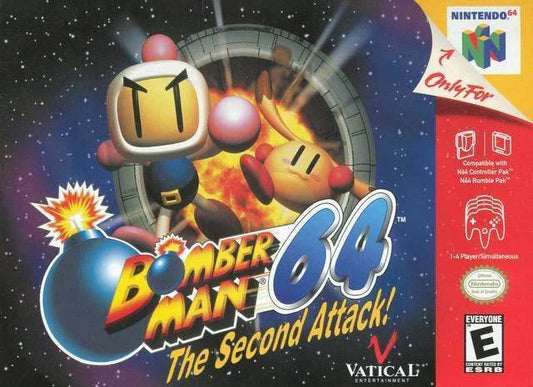 Bomberman 64 Second Attack (Nintendo 64) - Game Manual Only