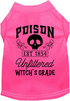 Poison Bottle Costume Pet Shirt