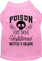 Poison Bottle Costume Pet Shirt