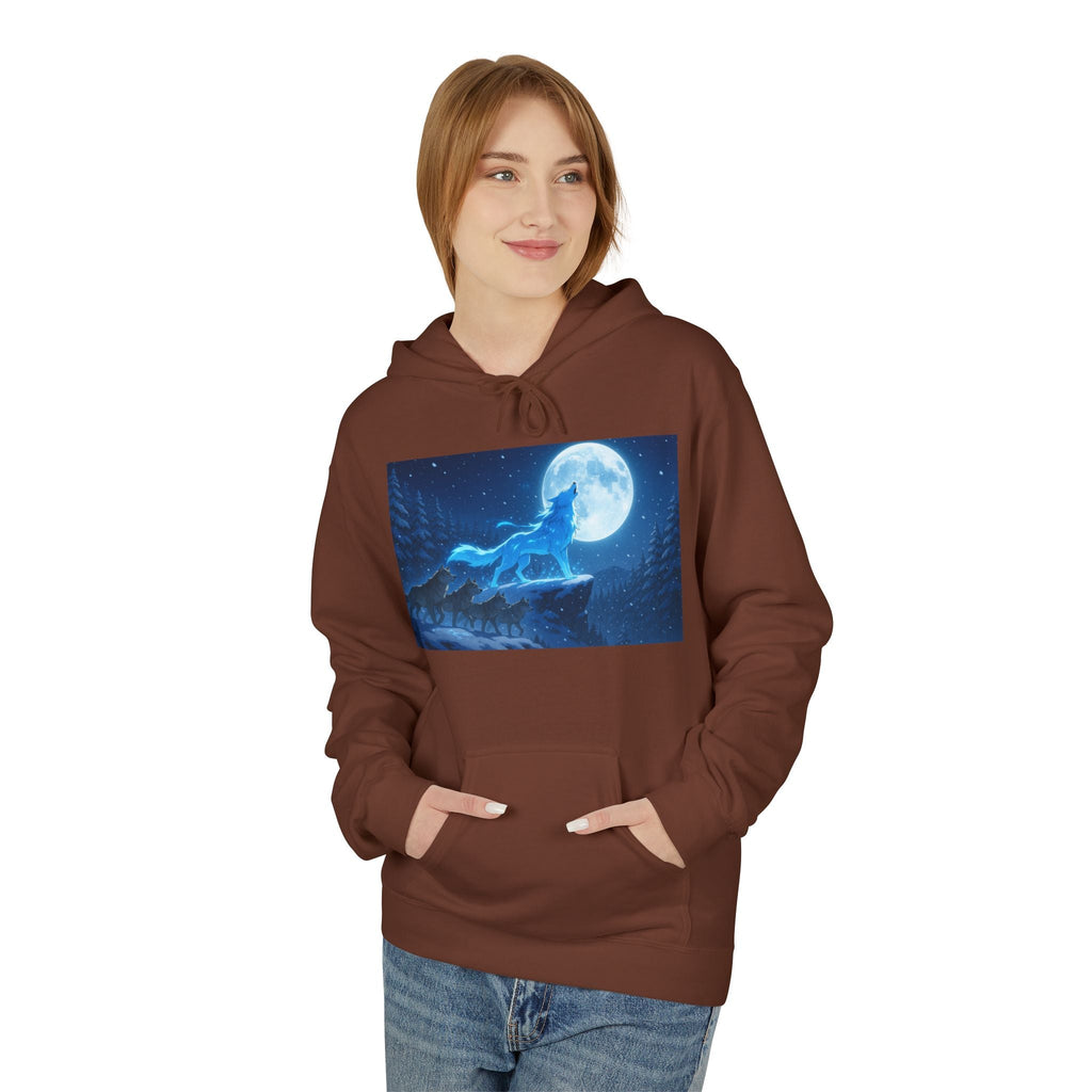 the Blue wolf Spirit hoodie