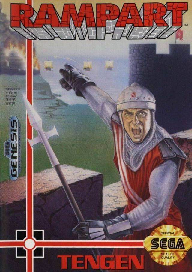 Rampart (Sega Genesis) - Game Manual Only