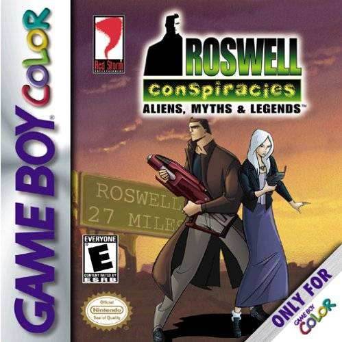 Roswell Conspiracies: Aliens, Myths & Legends (Gameboy Color) - Game Manual Only
