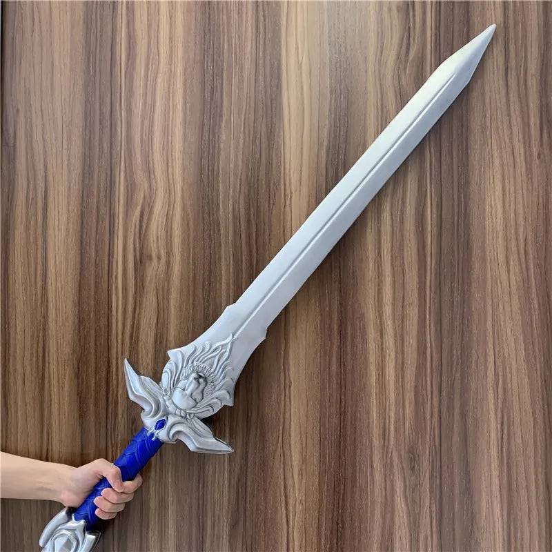 104cm Big Sword Sheep Head King Sword Beast Blue Lion Sword Game Movie Role Playing Weapon Cosplay Sword Safety PU Gift Toy