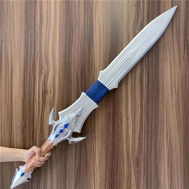 104cm Big Sword Sheep Head King Sword Beast Blue Lion Sword Game Movie Role Playing Weapon Cosplay Sword Safety PU Gift Toy