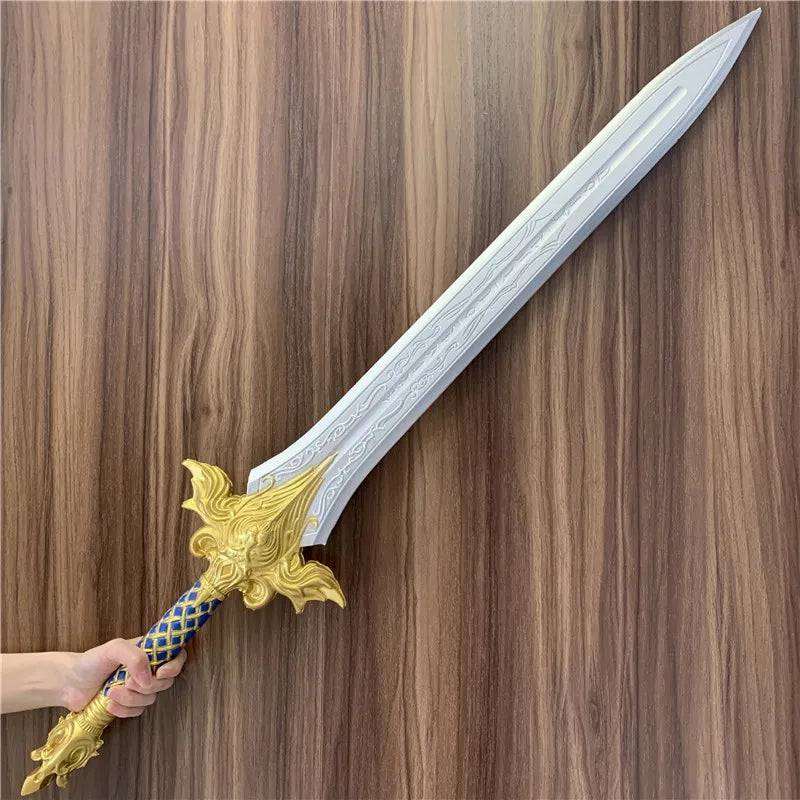 104cm Big Sword Sheep Head King Sword Beast Blue Lion Sword Game Movie Role Playing Weapon Cosplay Sword Safety PU Gift Toy