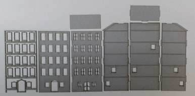 15mm European City Building (Matboard) - 15MCSS107 - 