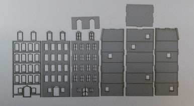 15mm European City Building (Matboard) - 15MCSS109 - 