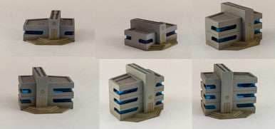 6mm Ultra Modern / Future City Buildings (6) - 285CSS052 - 