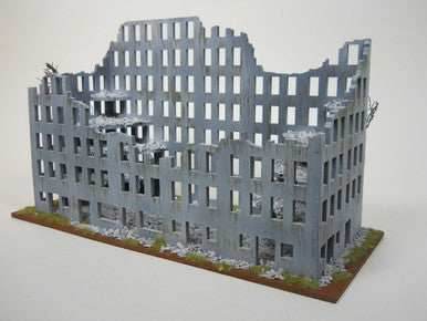 Ruined City Building (MDF) - 15MMDF267 - 