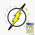 The Flash Logo Wooden Jigsaw Puzzle - A4 + Wooden Gift Box