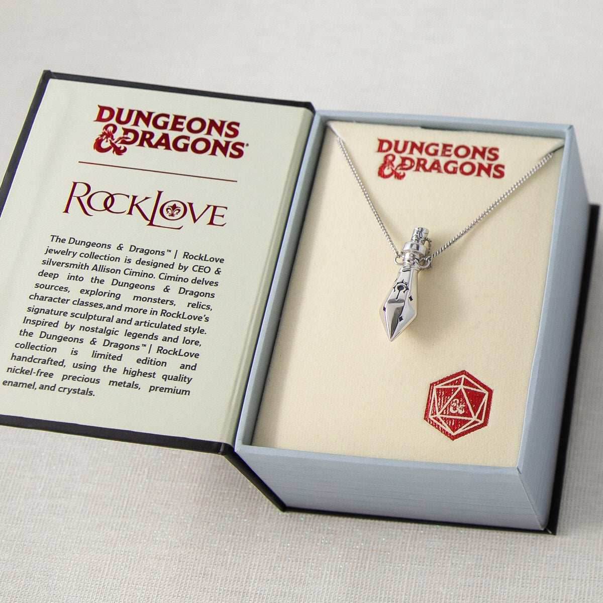 Dungeons and Dragons X RockLove Cleric Vial Necklace - 