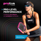 Proton Project Flamingo White/Pink Elongated 15MM Paddle & Cover