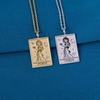 Disney X RockLove ALADDIN Jasmine Tablet Necklace - Sterling Silver