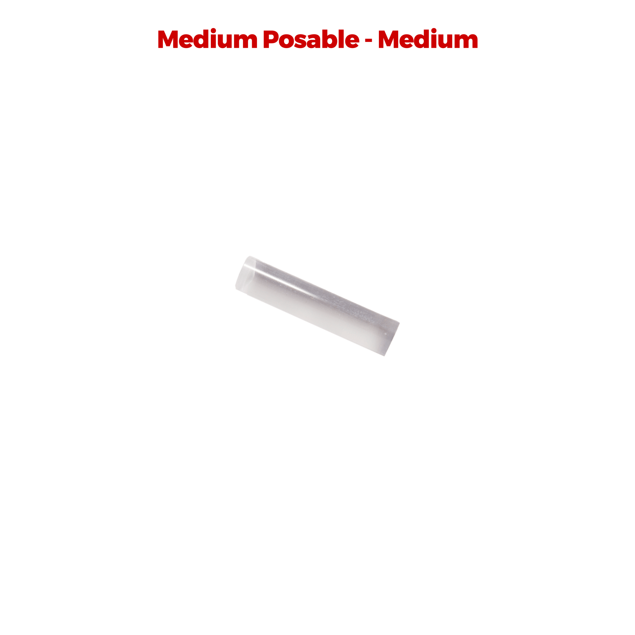 10mm (Approximately 3/8") Medium Posable Acrylic