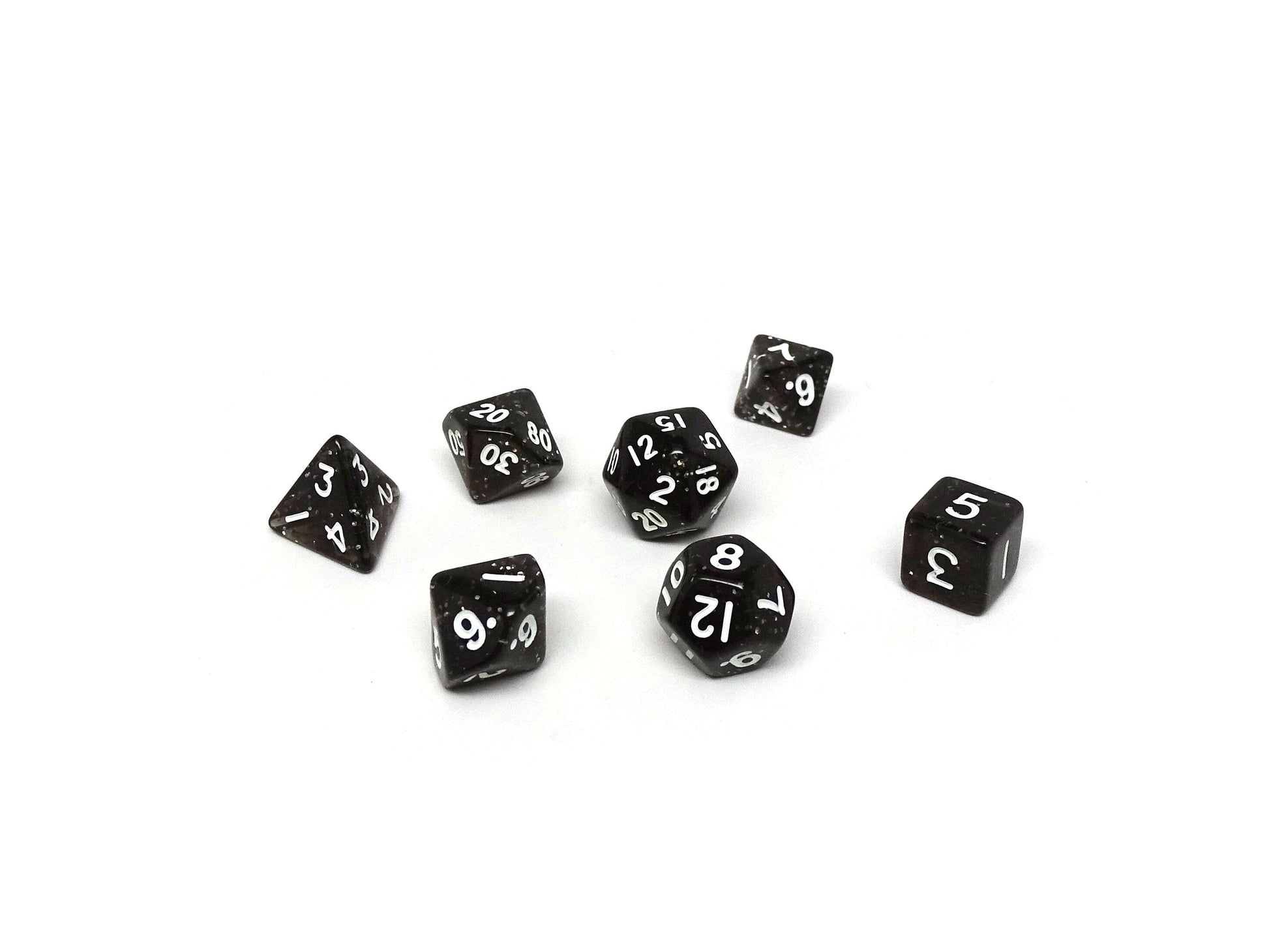 10mm Dark Sparkle Mini Dice Set