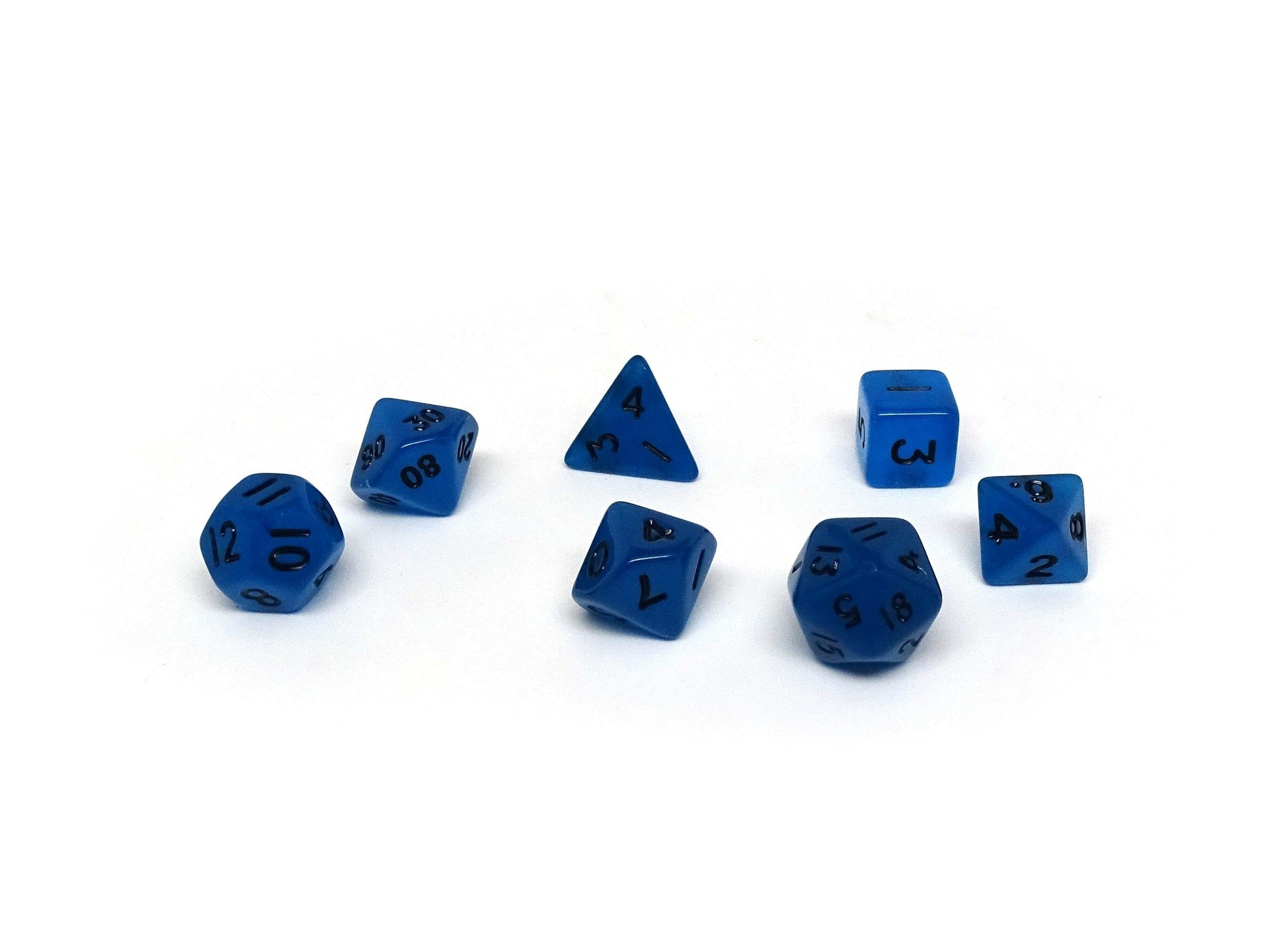 10mm Deep Blue Mini Dice Set