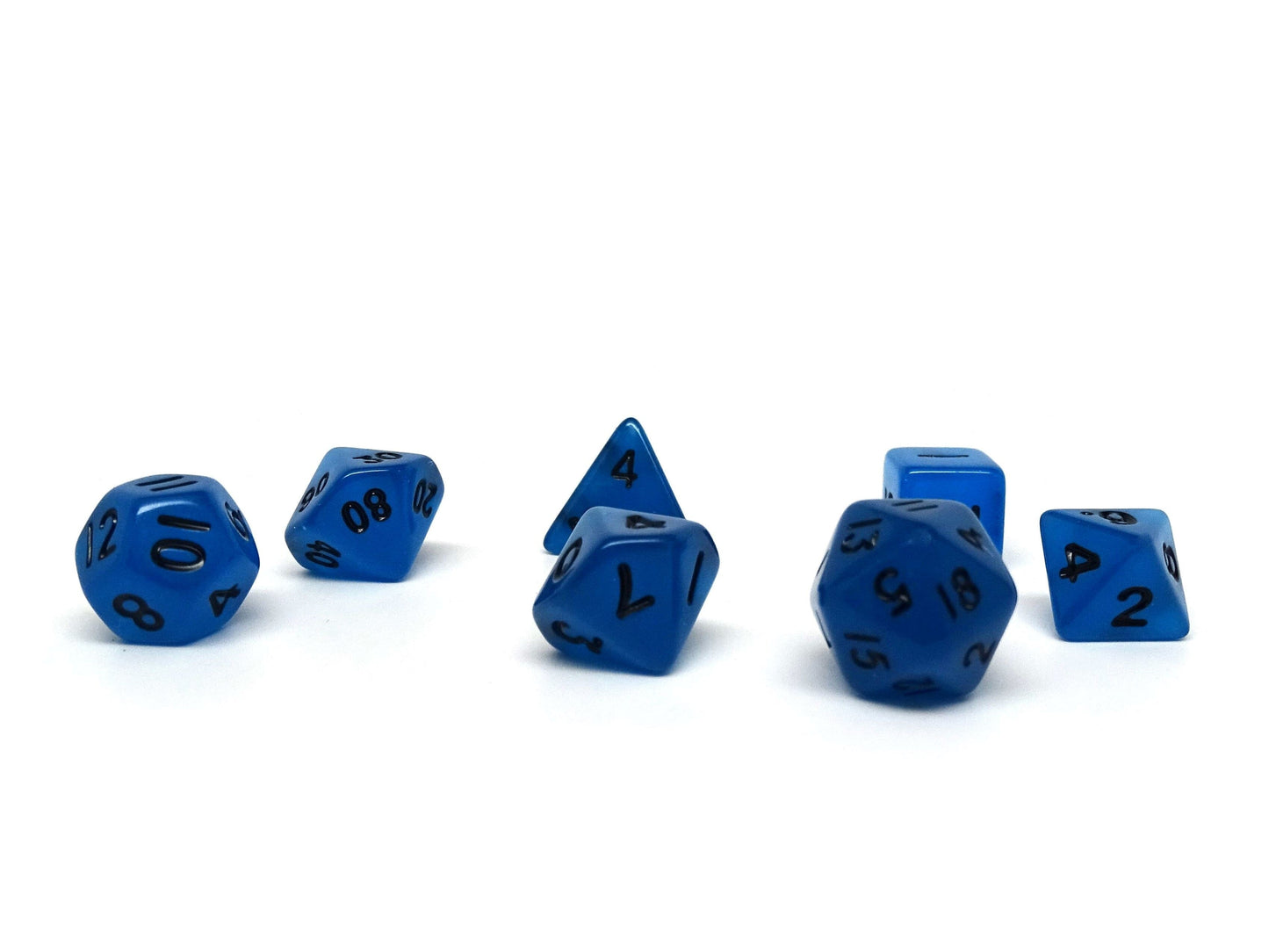 10mm Deep Blue Mini Dice Set