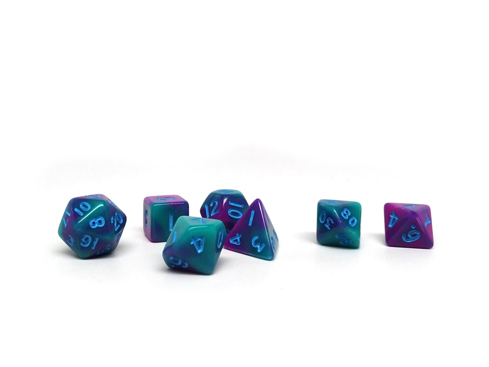 10mm Poison Cloud Mini Dice Set - 