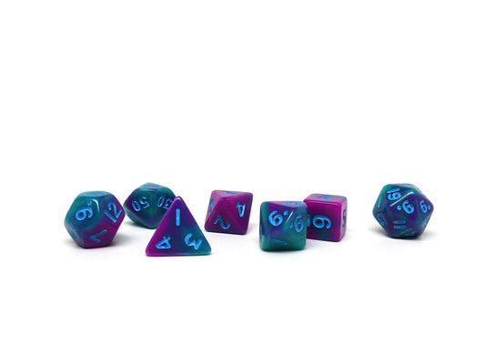 10mm Poison Cloud Mini Dice Set - 