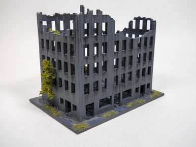 Ruined City Building (Wood) - 15MMDF262 - 