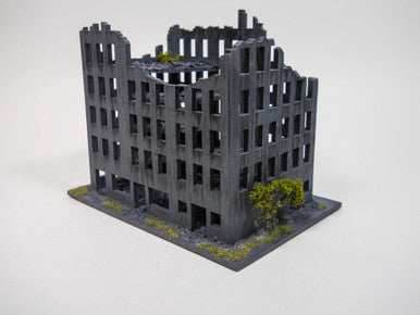 Ruined City Building (Wood) - 15MMDF262 - 