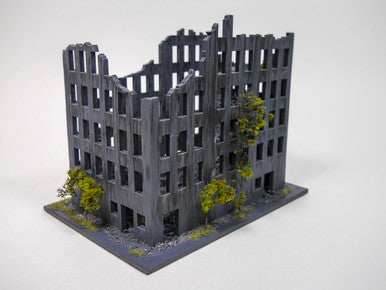 Ruined City Building (Wood) - 15MMDF262 - 