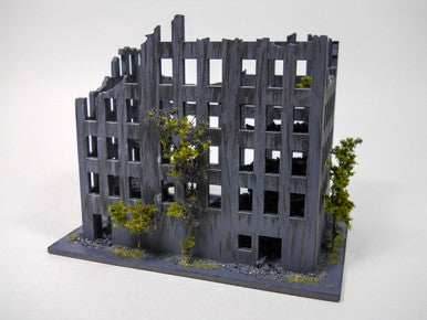Ruined City Building (Wood) - 15MMDF262 - 