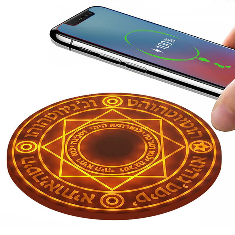 10W Creative Pattern Magic Array Wireless Charging Pad With Sound Effect