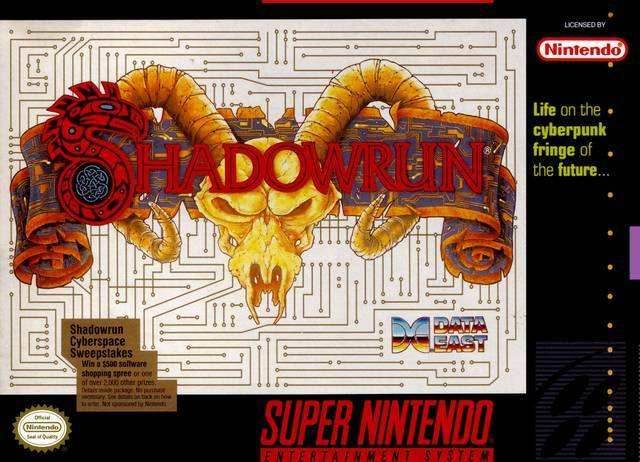 Shadowrun (Super Nintendo) - Game Manual Only