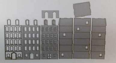 15mm European City Building (Matboard) - 15MCSS110 - 