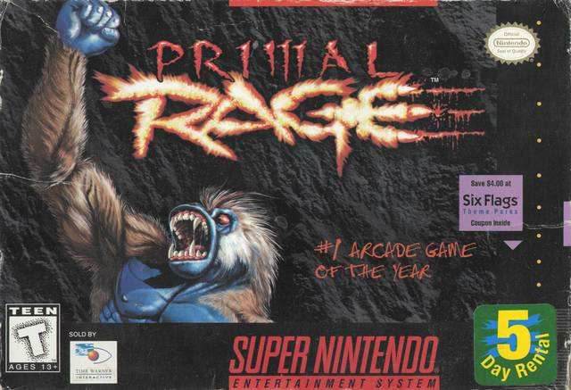 Primal Rage (Super Nintendo) - Game Only