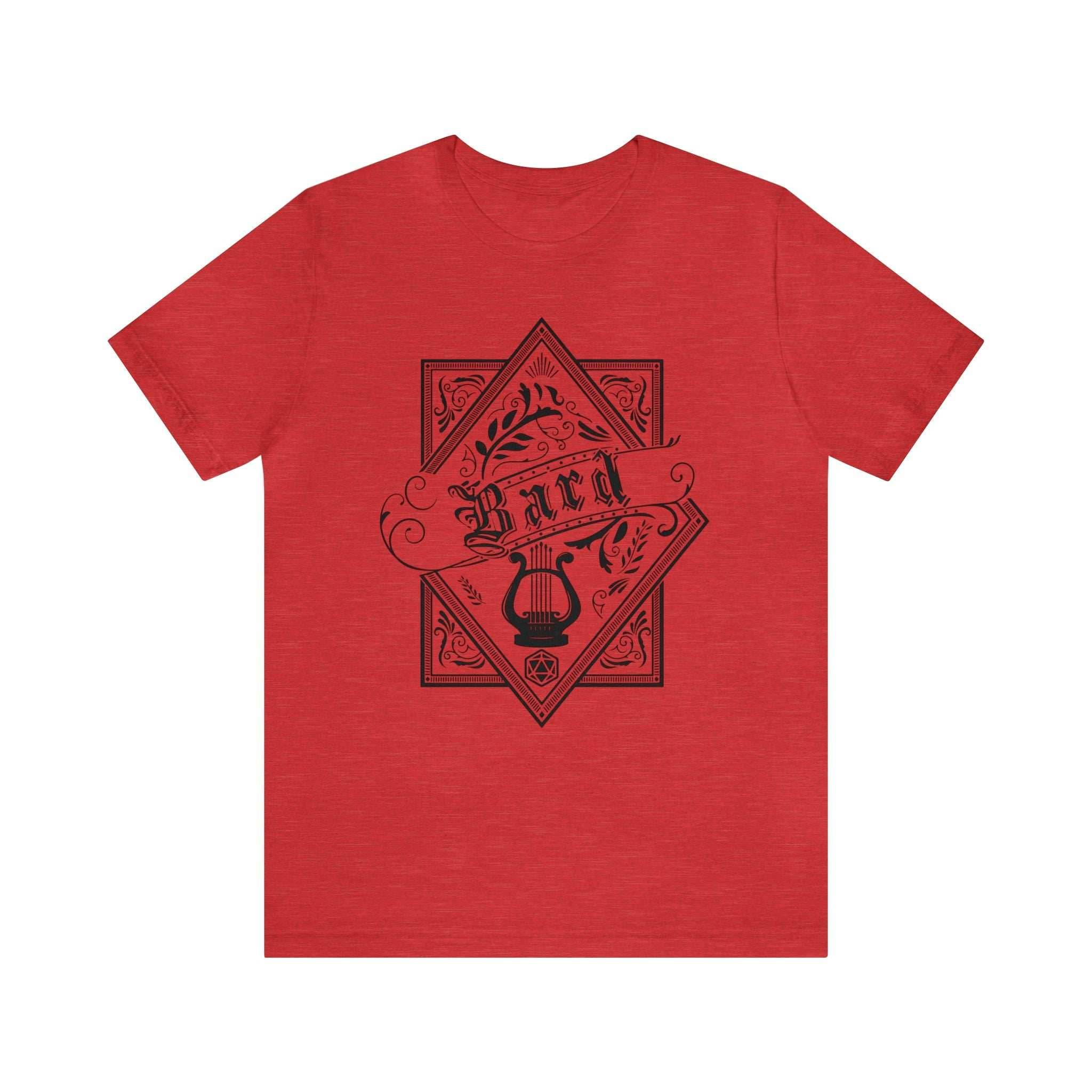 Bard Class Shirt - Heather Red / S