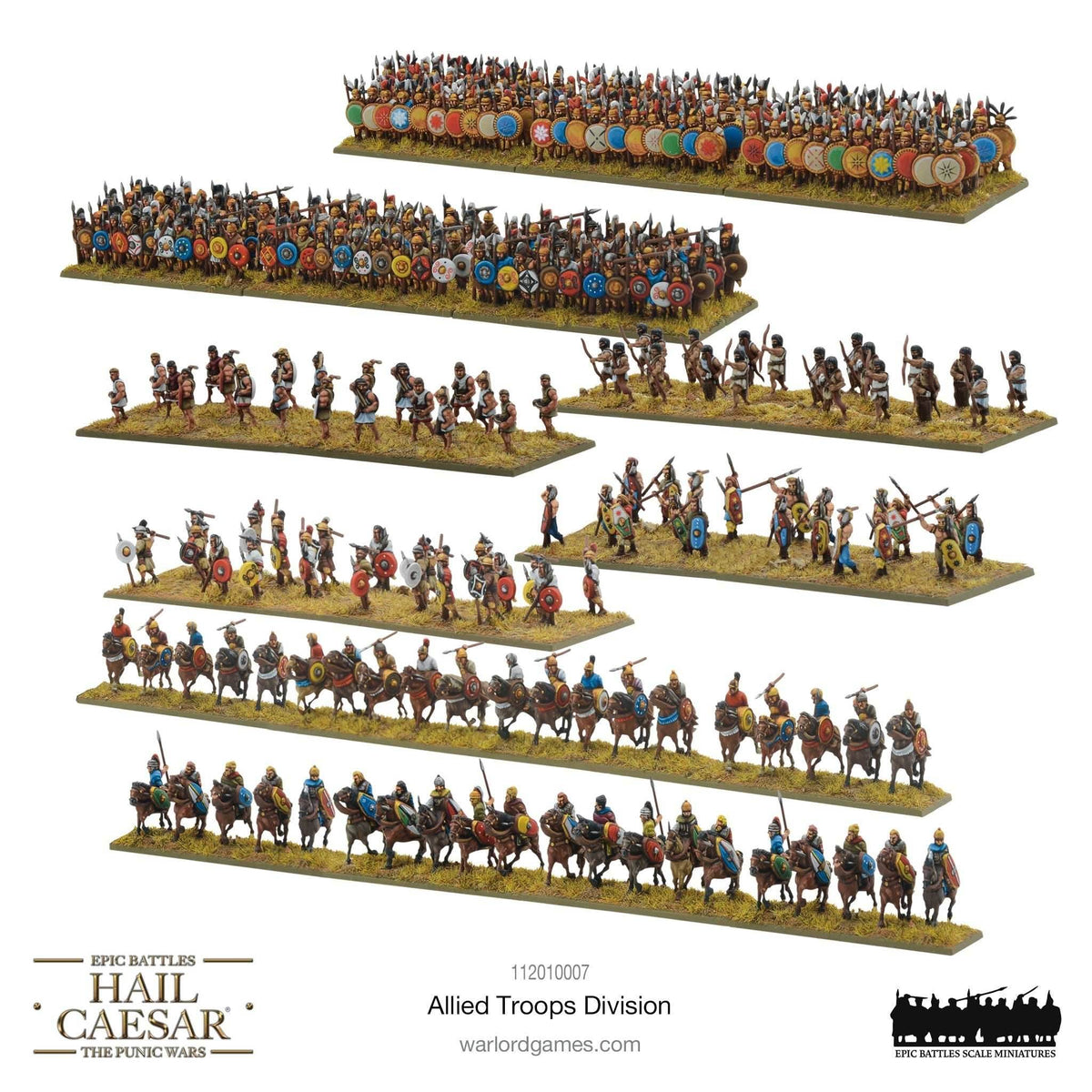 Hail Caesar Epic Battles: Punic Wars - Allied Troops Division - 