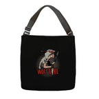 Wolf Girl - None / Black / 16x16