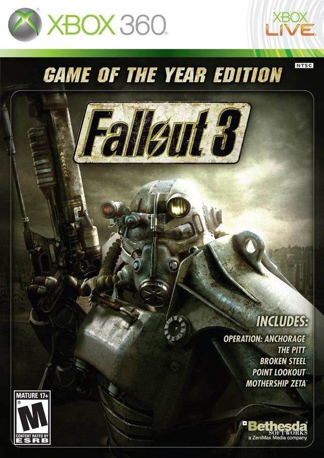 Fallout 3: Game Of The Year Edition (Xbox 360) - Game Manual Only