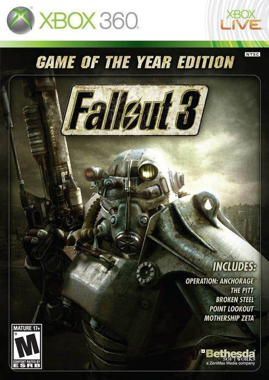 Fallout 3: Game Of The Year Edition (Xbox 360) - Game Manual Only